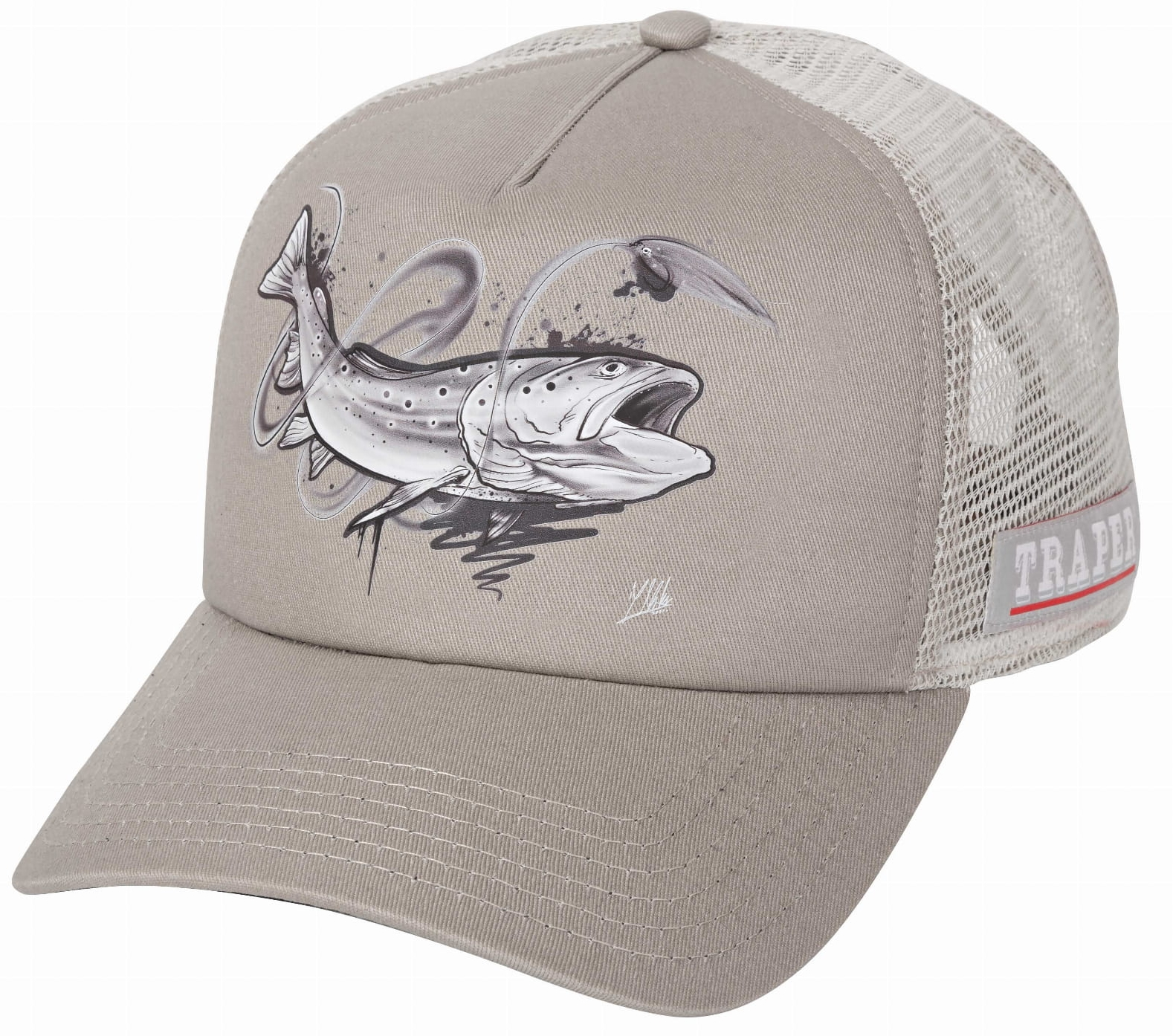 P-26521_Traper_Art_Series_Kappe_Hucho_grey_ Traper Art Cap Hucho grey Hat Kappe