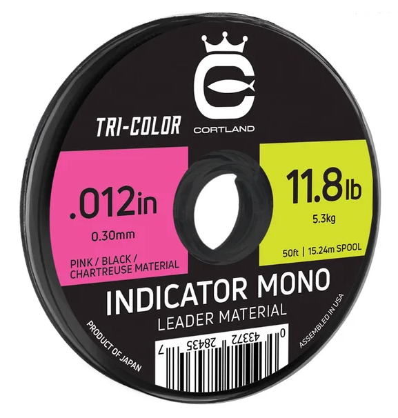 Cortland Euro Nymph Tri-Color Sighter Material