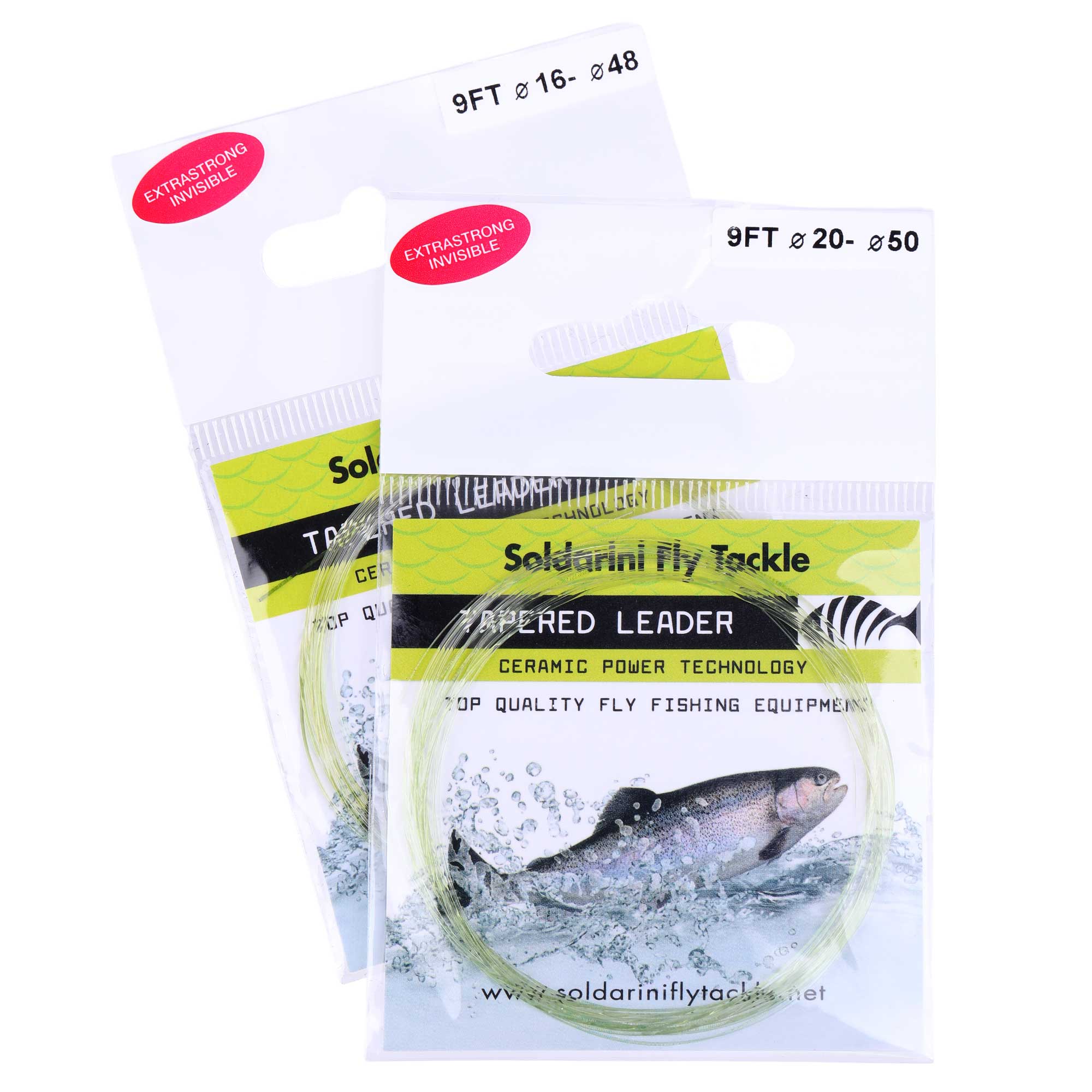 Soldarini Tapered Leader 9 ft Vorfach light olive