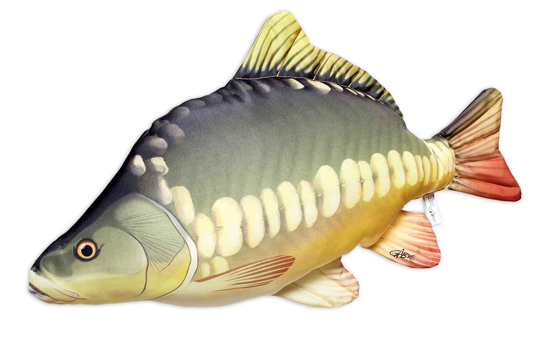 P-29181_Fischkissen_Kuscheltier_Spiegelkarpfen_61cm Fischkissen Kuscheltier Spiegelkarpfen 61cm