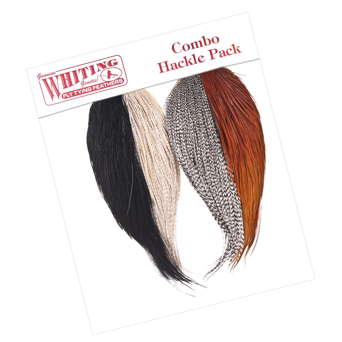 Whiting Introductory Hackle Pack - Four 1/2 Capes