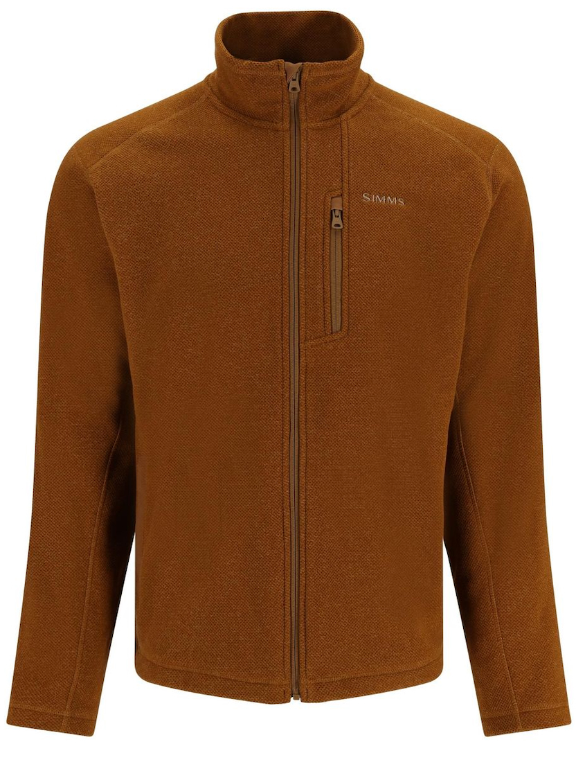 Simms Rivershed Full Zip Pullover Cobia Heather