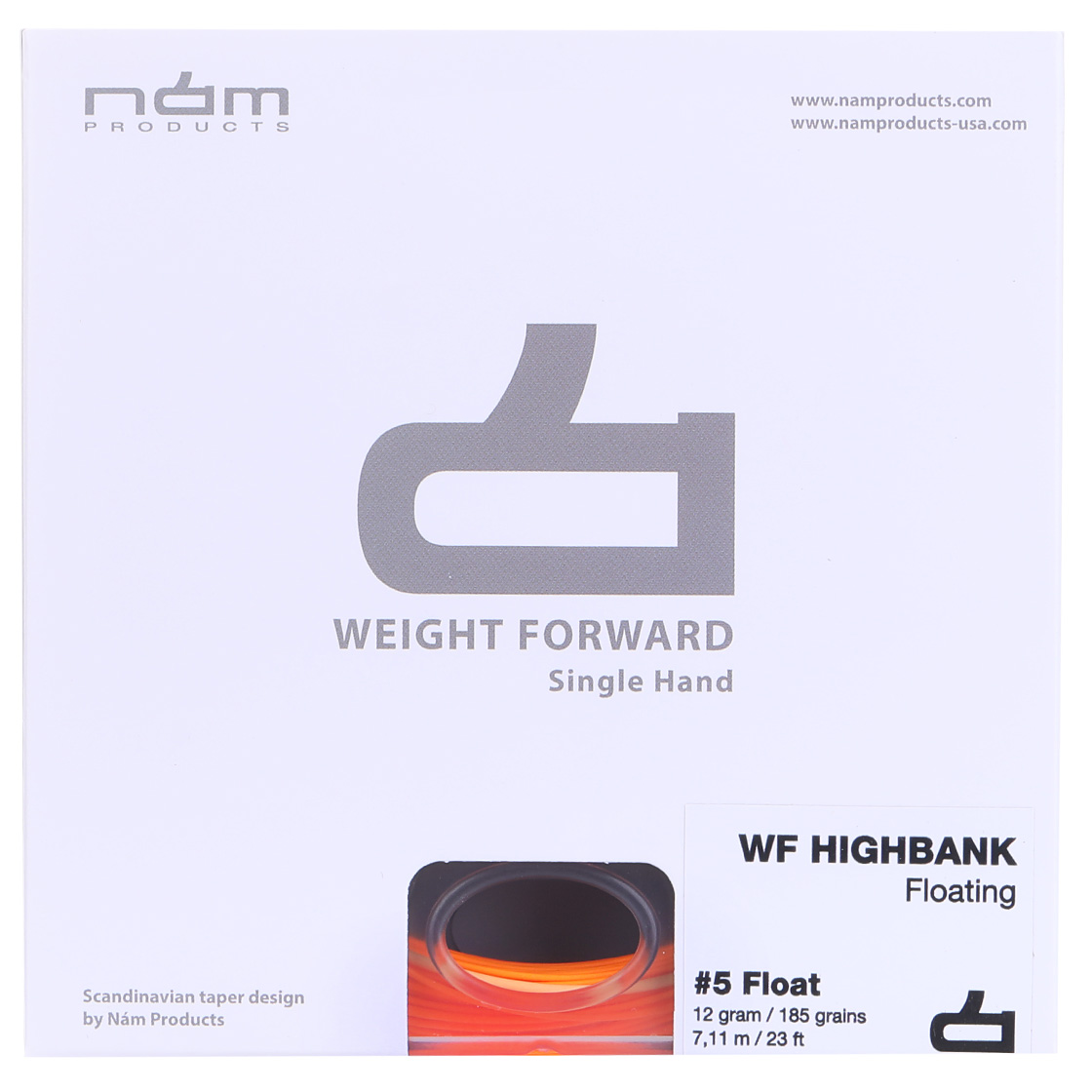 Nam Highbank Short Belly Floating Flyline HD-55lbs Power Core WF Fliegenschnur