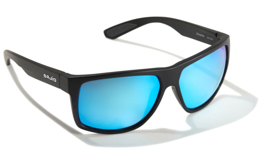 Bajio Polarisationsbrille Boneville - Black Matte (Blue Mirror Glass)