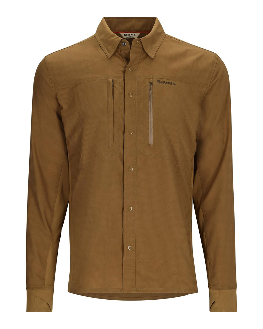 Simms Intruder Bicomp Shirt Hemd driftwood