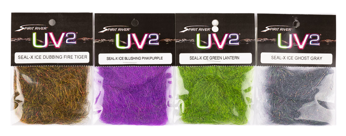 Hareline Spirit River UV-2 Seal-X Ice Seehund Dubbing