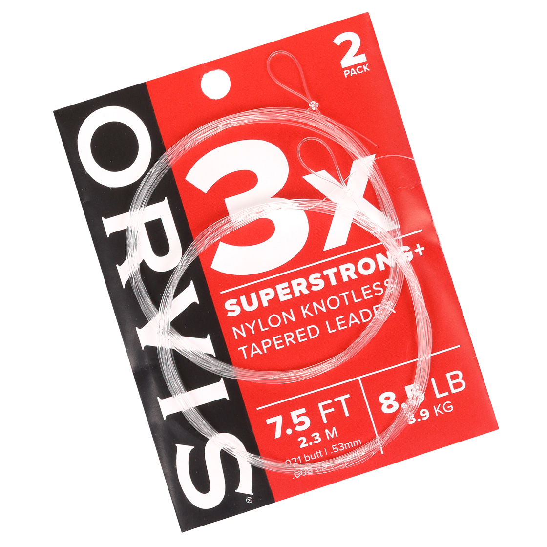 P-25108_Orvis-Super-Strong-Plus-Tapered-Leader-7-5-ft-Vorfach-2er-Pack_ Orvis Super Strong Plus Tapered Leader 7,5 ft Vorfach 2er Pack