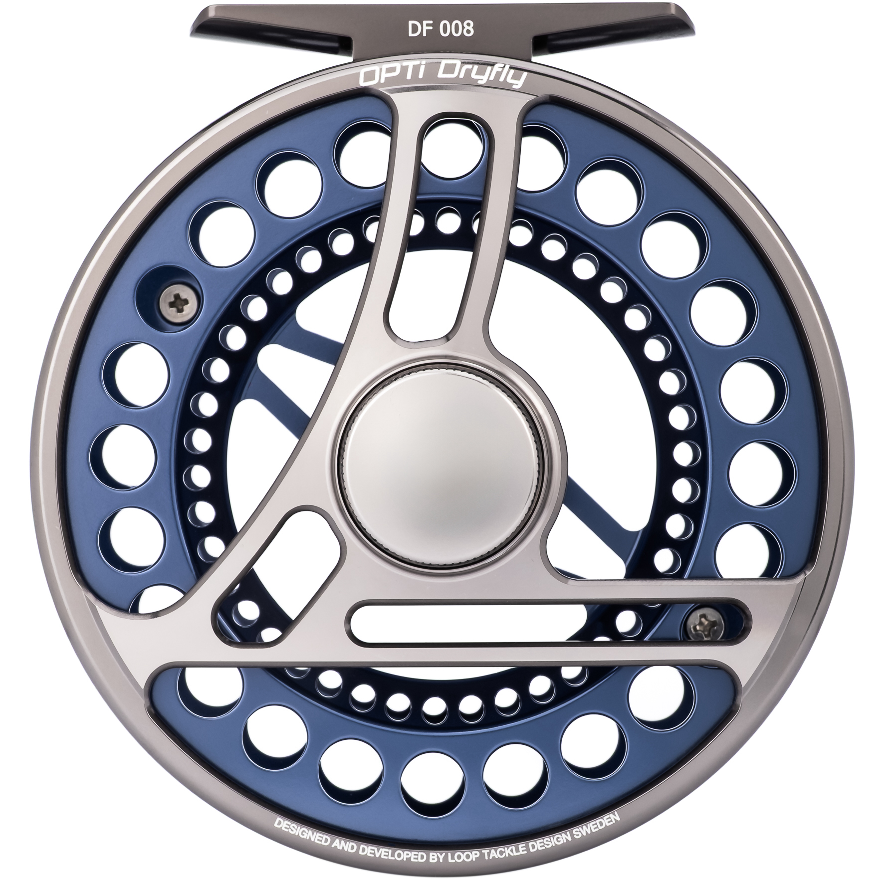Loop Opti Dryfly Fliegenrolle Arctic Blue