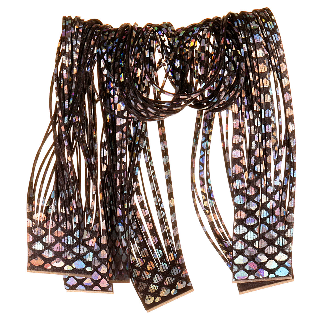 Hareline Barred Rainbow Shimmer Legs