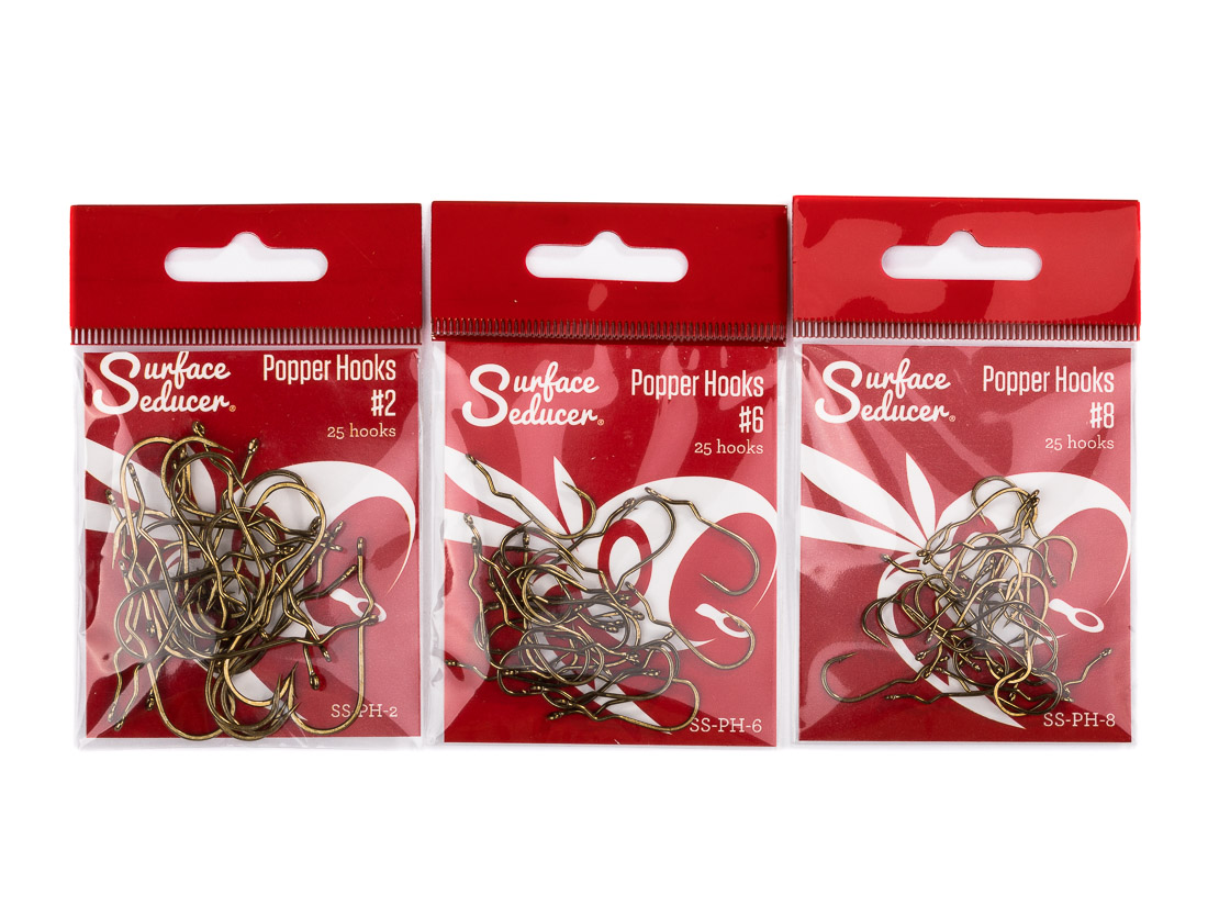 Fish Skull Surface Seducer Popper Hooks Haken