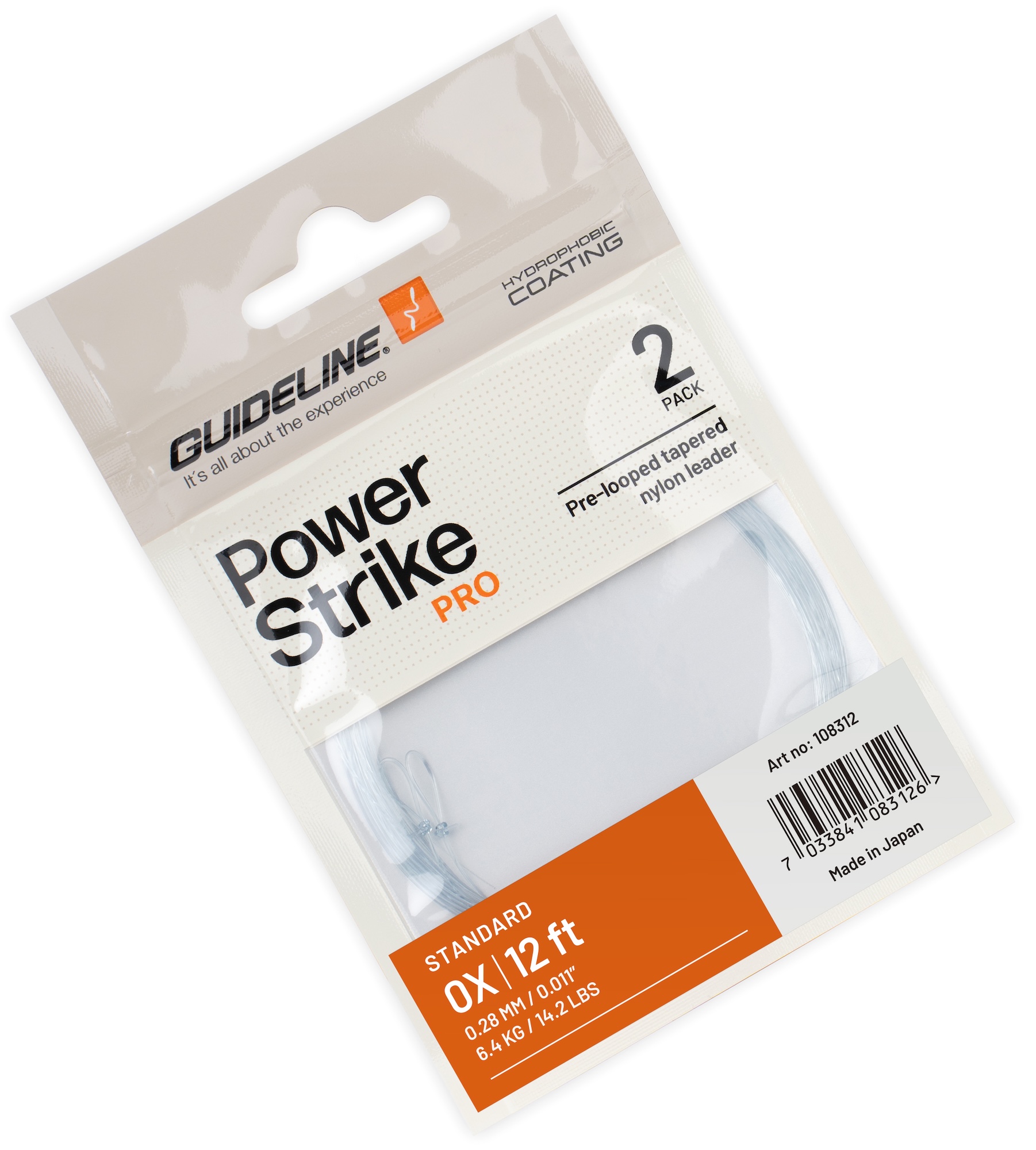 Guideline Standard 12 ft Tapered Leader Vorfach