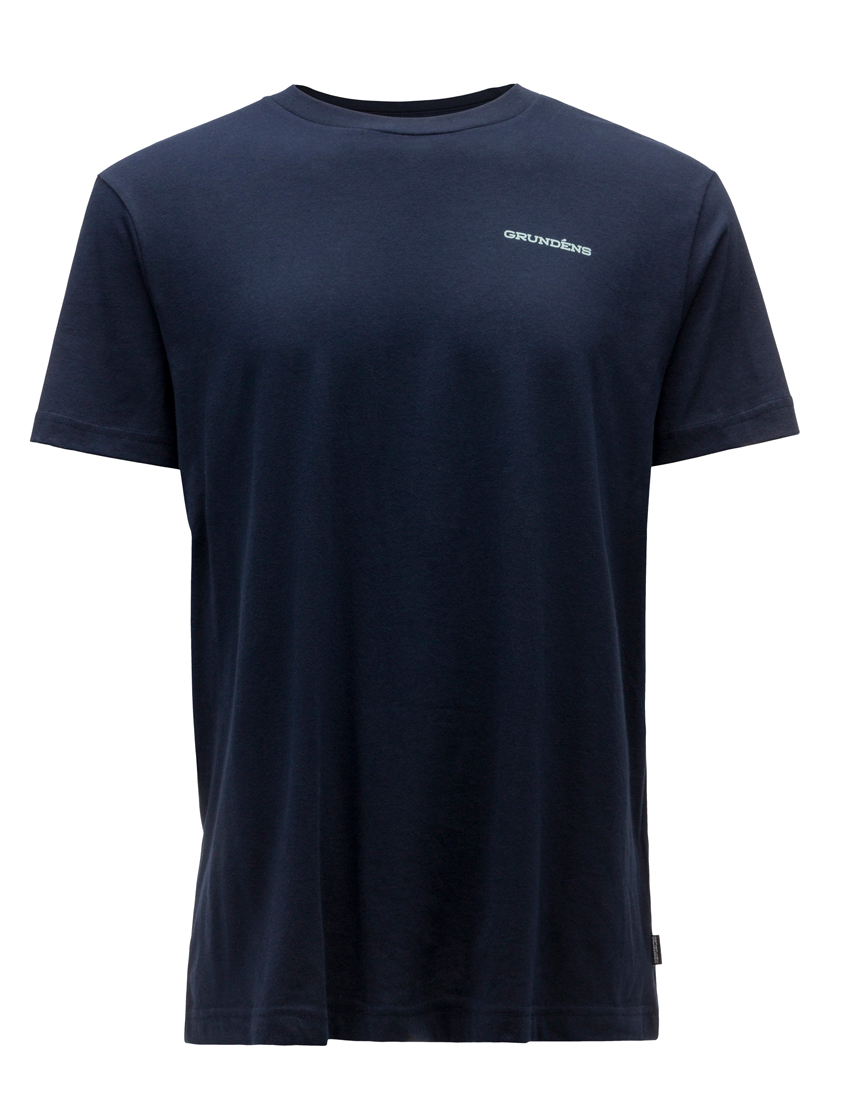 Grundéns Logo Boat SS T-Shirt dark navy