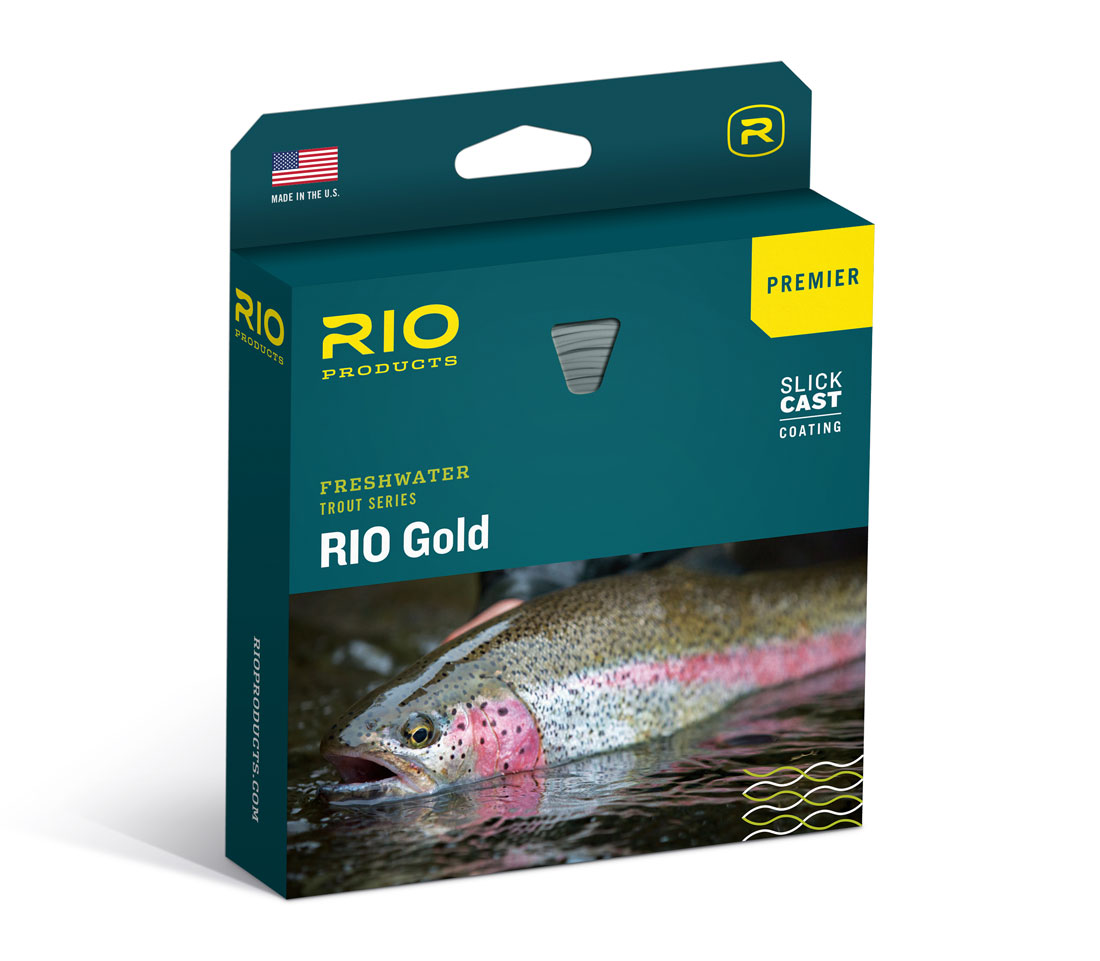 Rio Premier Gold Fliegenschnur moss/gold