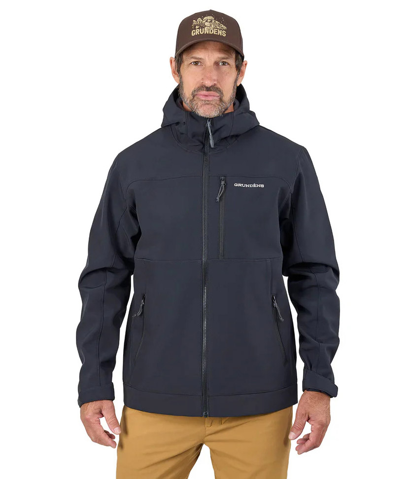 Grundéns Bulkhead Windproof Softshell Jacket Black