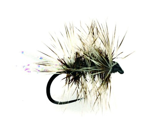Fulling Mill Trockenfliege - Griffiths Sparkle Gnat Barbless