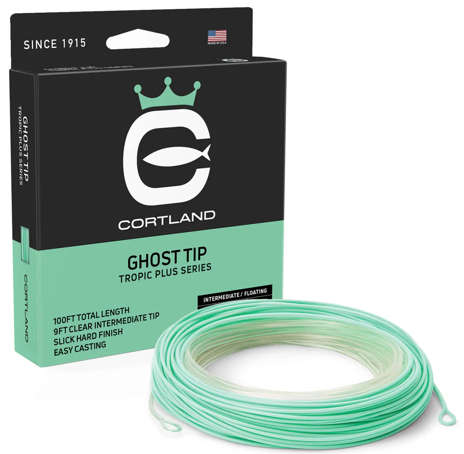 Cortland Ghost Tip Tropical Saltwater Floating - Intermediate Flyline Clear / Seafoam Fliegenschnur