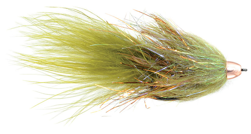 fulling_mill_complex_twist_bugger_olive Fulling Mill Streamer - Complex Twist Bugger olive