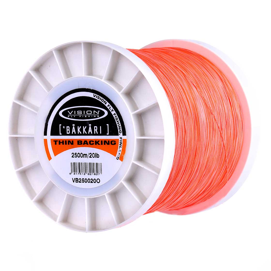 Vision Backing 2500m Großspule 20 lb Orange