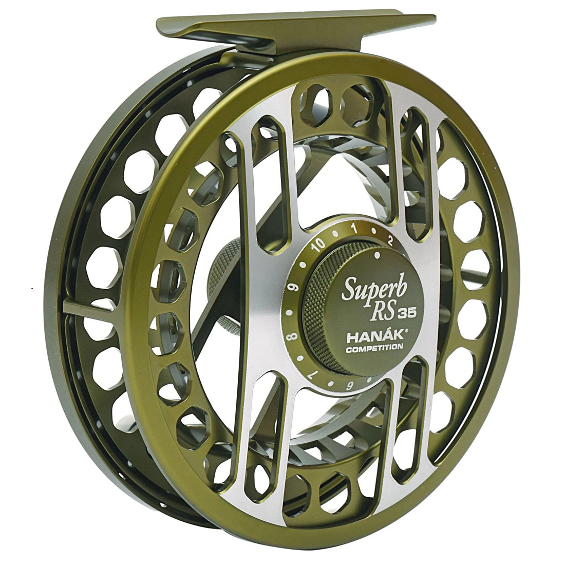 Hanak Superb RS 35 Fliegenrolle matte-olive
