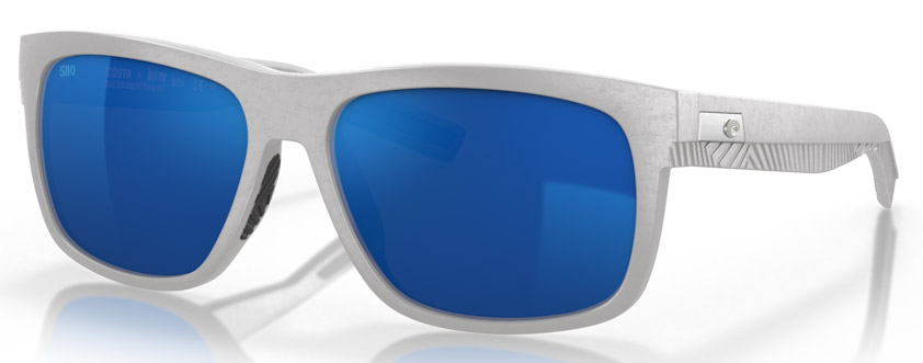 Costa Polarisationsbrille Baffin - Net Light Gray (Blue Mirror 580G)