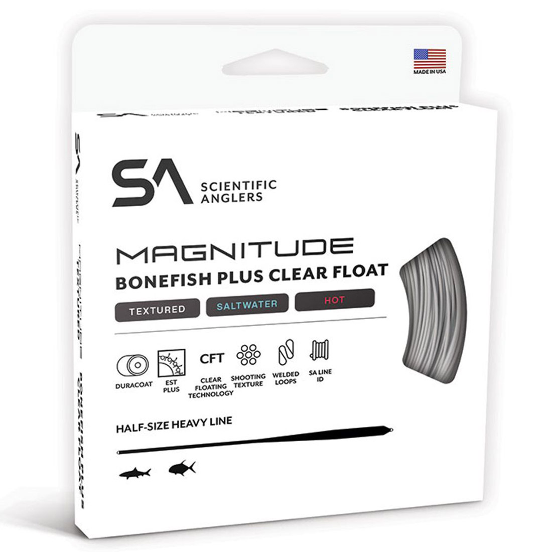 Scientific Anglers Magnitude Bonefish Plus Ivory/Clear Fliegenschnur