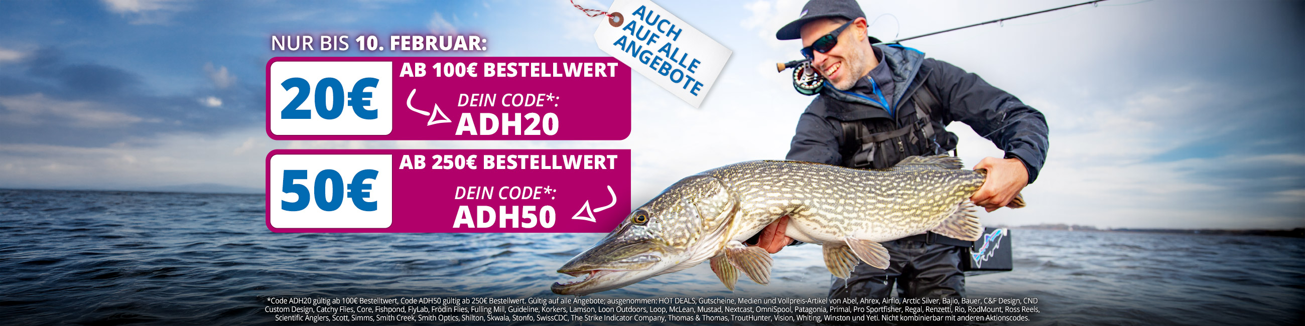 20€ oder 50€ Rabatt mit Code ADH20 oder ADH50