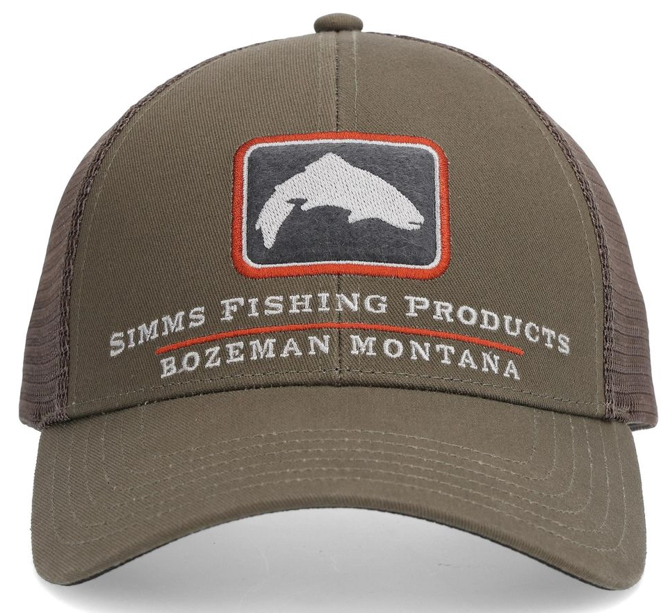 Simms Trout Icon Trucker Cap Schirmmütze hickory
