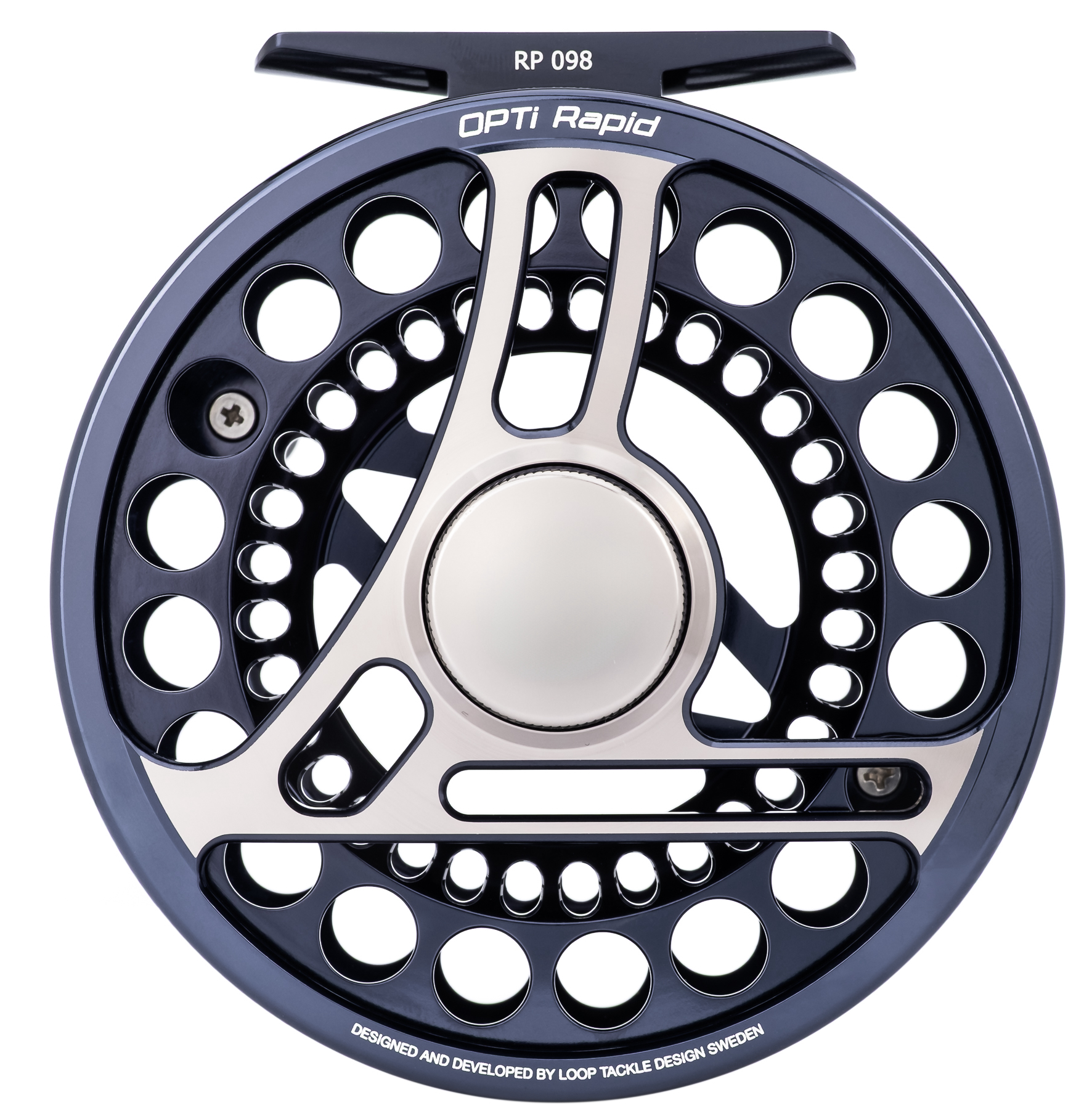 Loop Opti Rapid Fliegenrolle Storm Blue