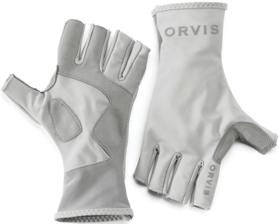 Orvis Sungloves UPF 50+ Sonnenschutz Handschuh light grey