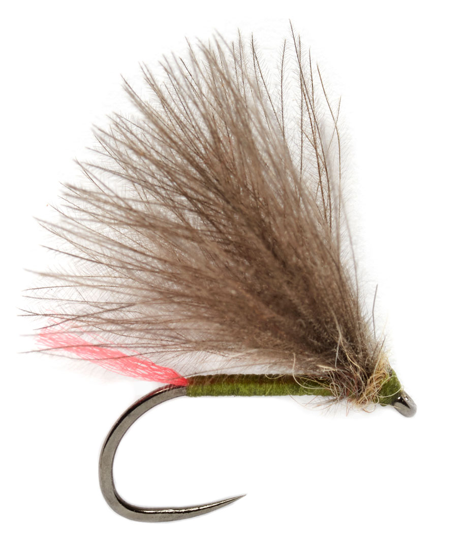 Fulling Mill Trockenfliege - Roza's Red Tag Olive Barbless