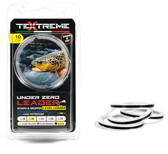 Textreme_Under_Zero_Leader_black Textreme Under Zero Nymph Leader Material deep black