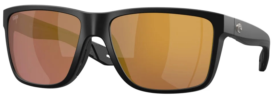 Costa Polarisationsbrille Broadbill II Matte Black (Gold Mirror 580G)