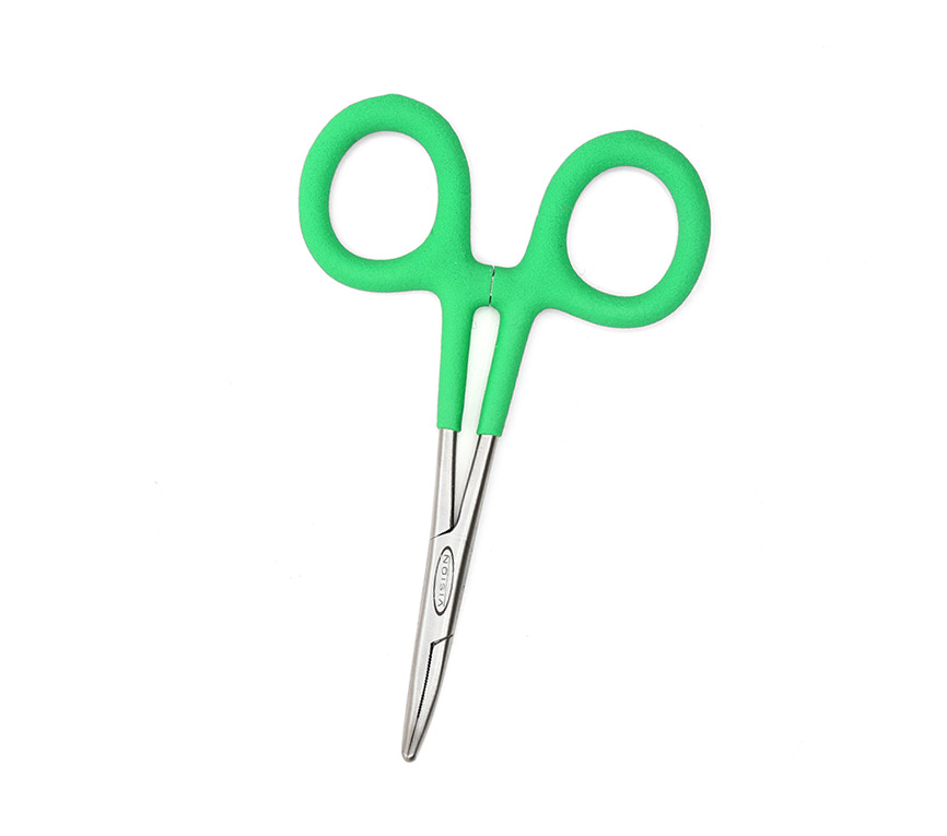 P-20185_Vision_Mini_Curved_Forceps_Zange Vision Curved Mini Zange