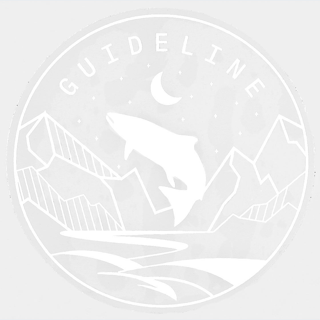 P-22880_guideline_sticker_round_foto-2 Guideline The Waterfall Sticker Round
