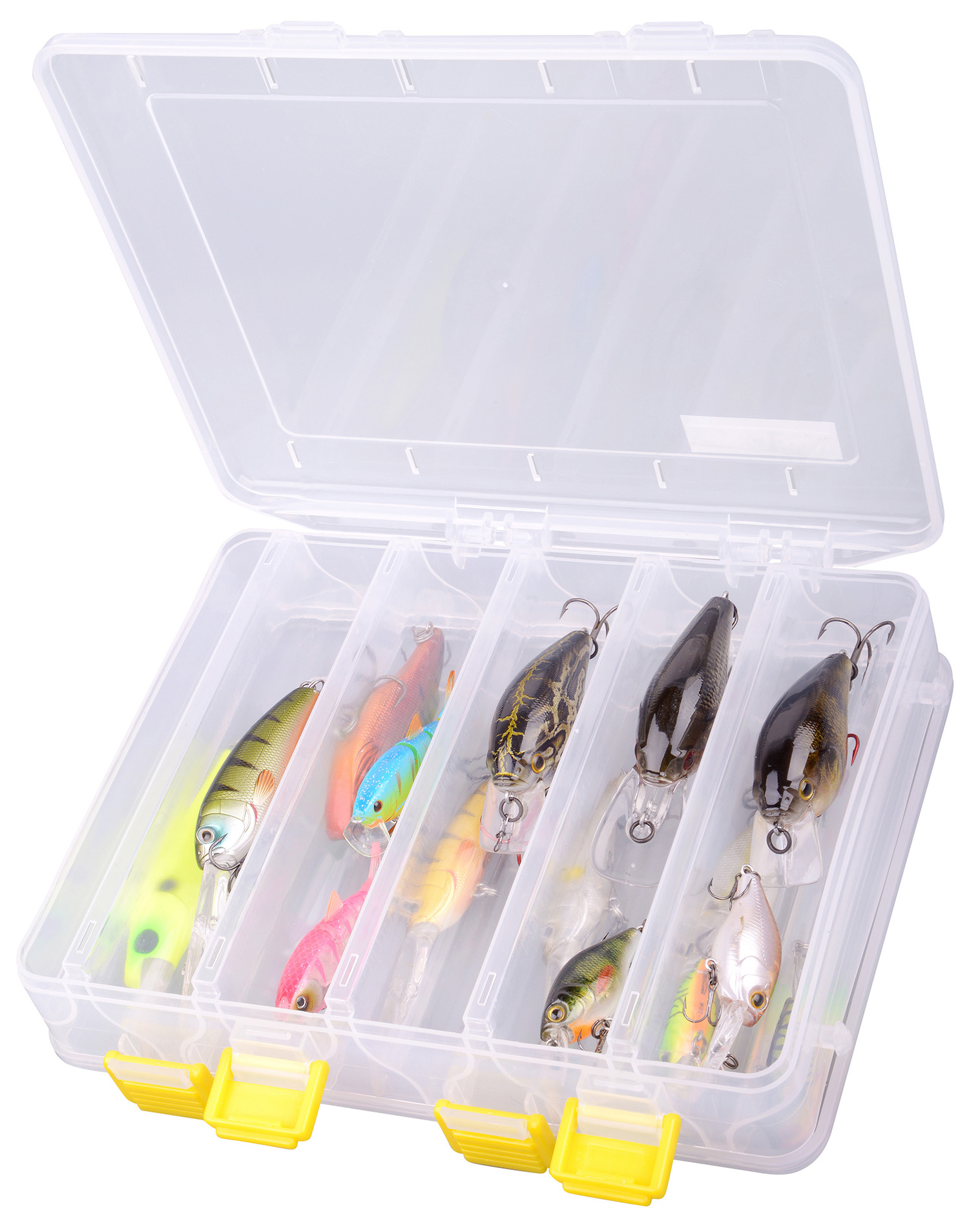 Spro doppelseitige Hardbaits Box Medium Tackle Box 20 x 15,5 x 4,5 cm