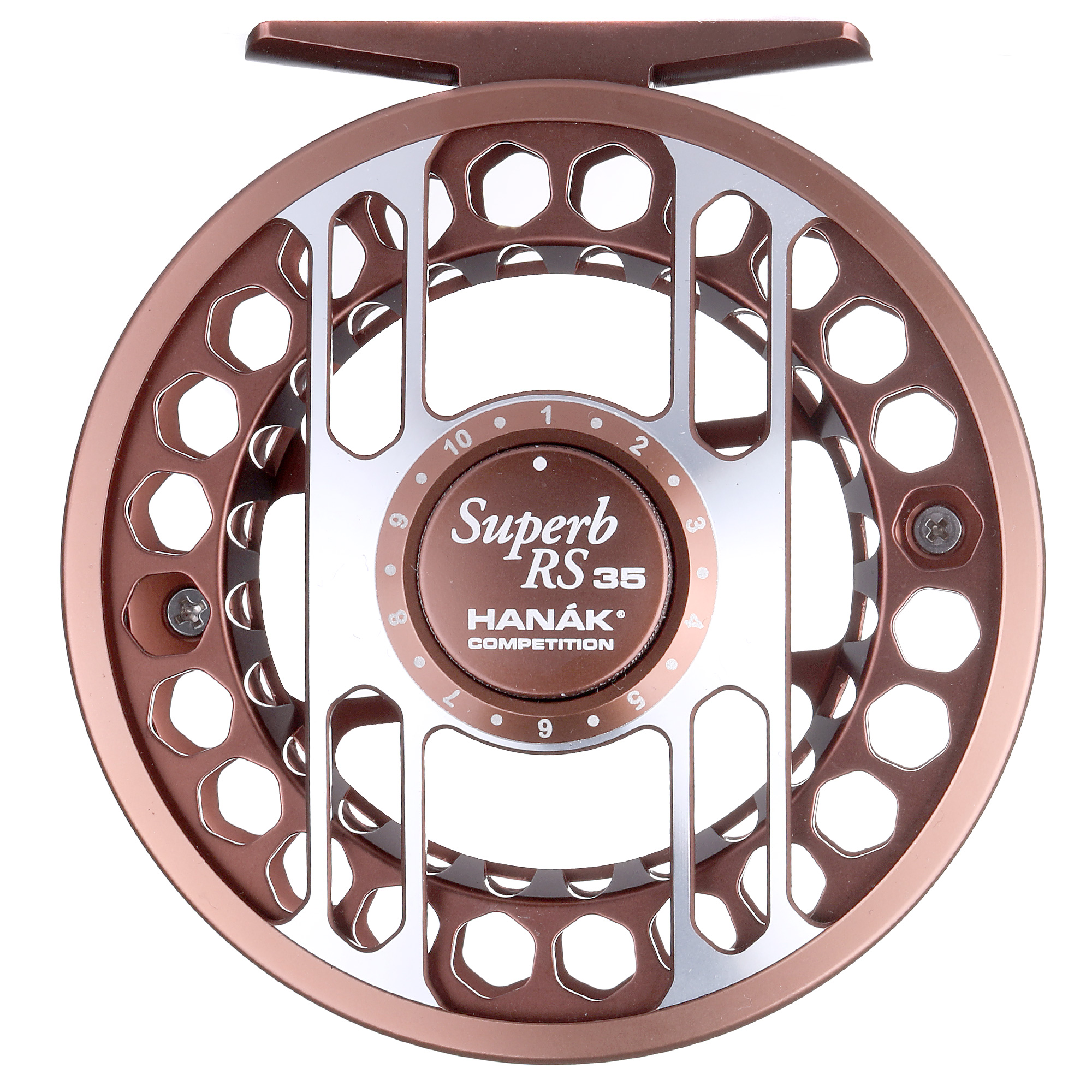 Hanak Superb RS 35 Fliegenrolle brown