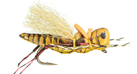 P-27044_MFC_KK-S_Henneberry_Hopper_Yellow_ MFC KK's Henneberry Hopper Yellow Grashüpfer Trockenfliege #10