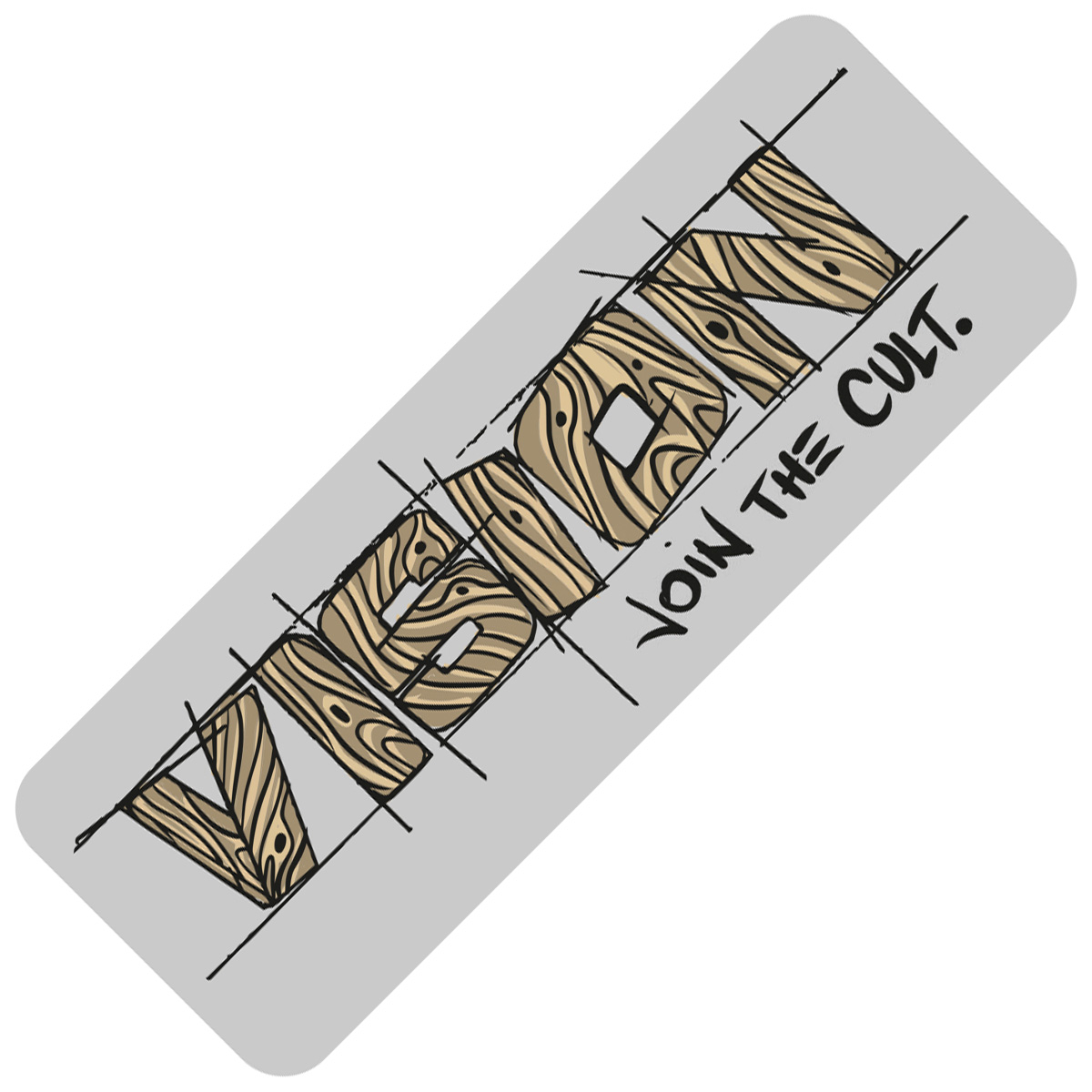 Vision Join The Cult Sticker Rectangular 40x14 cm