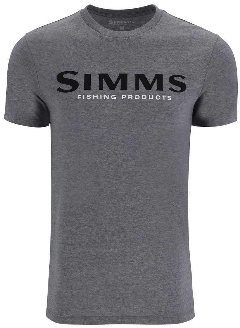 P-27242_Simms_Logo_T-Shirt_Athletic_Heather_ Simms Logo T-Shirt athletic heather