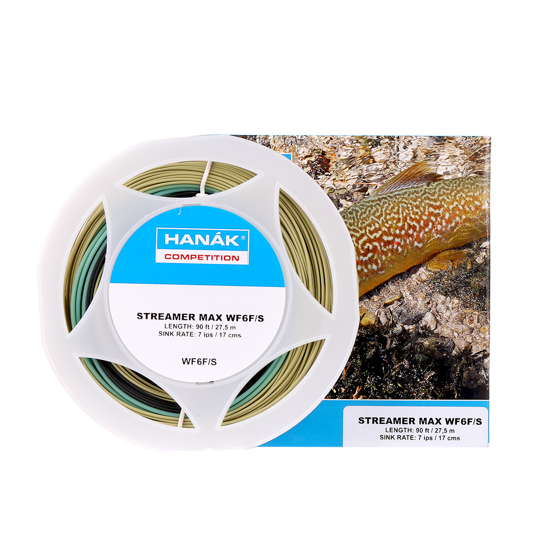 Hanak Streamer MAXX-SINK-TIP Float/Interm/Sink7  # 6 -200 grain Fliegenschnur