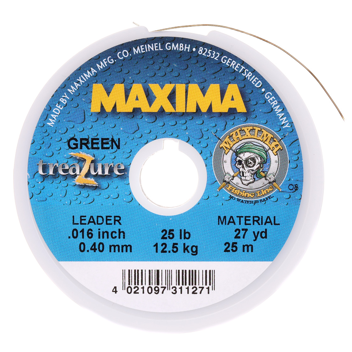 P-28894_Maxima-Treazure-Tippet-25-m-Vorfachmaterial-Camo-Green Maxima Treazure Tippet 25 m Vorfachmaterial Camo Green