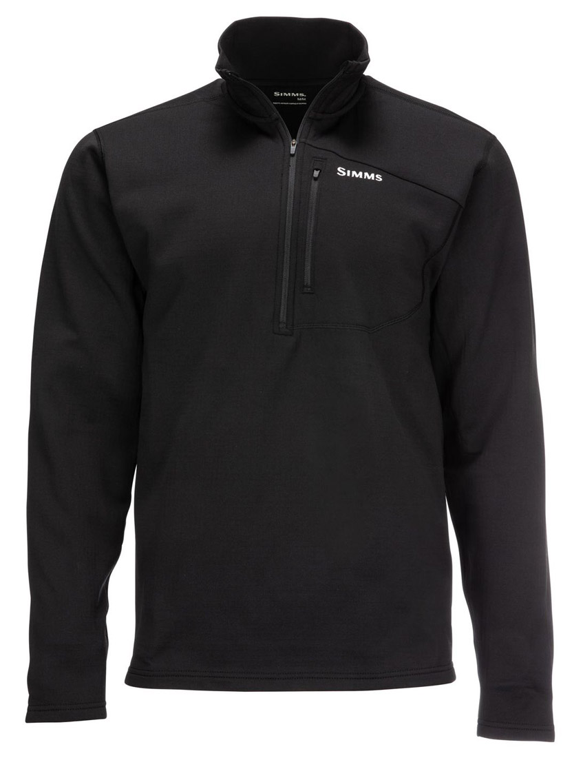 Simms_Thermal_Zip_black_1 Simms Thermal 1/4 Zip Top Pullover black
