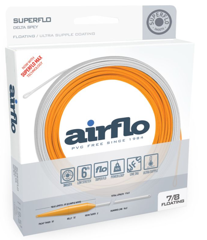 Airflo Delta Spey - Floating Spey Zweihand Fliegenschnur Sunrise/White Airflo Delta Spey - Floating Spey Zweihand Fliegenschnur Sunrise/White