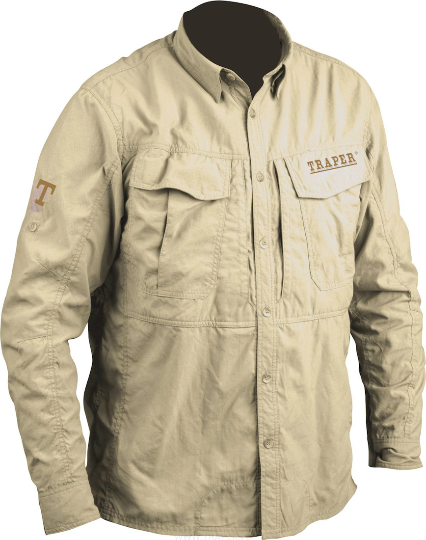 P-26473_Traper_Montana_Guide_Shirt_Beige_ Traper Montana Guide Fishing Shirt beige