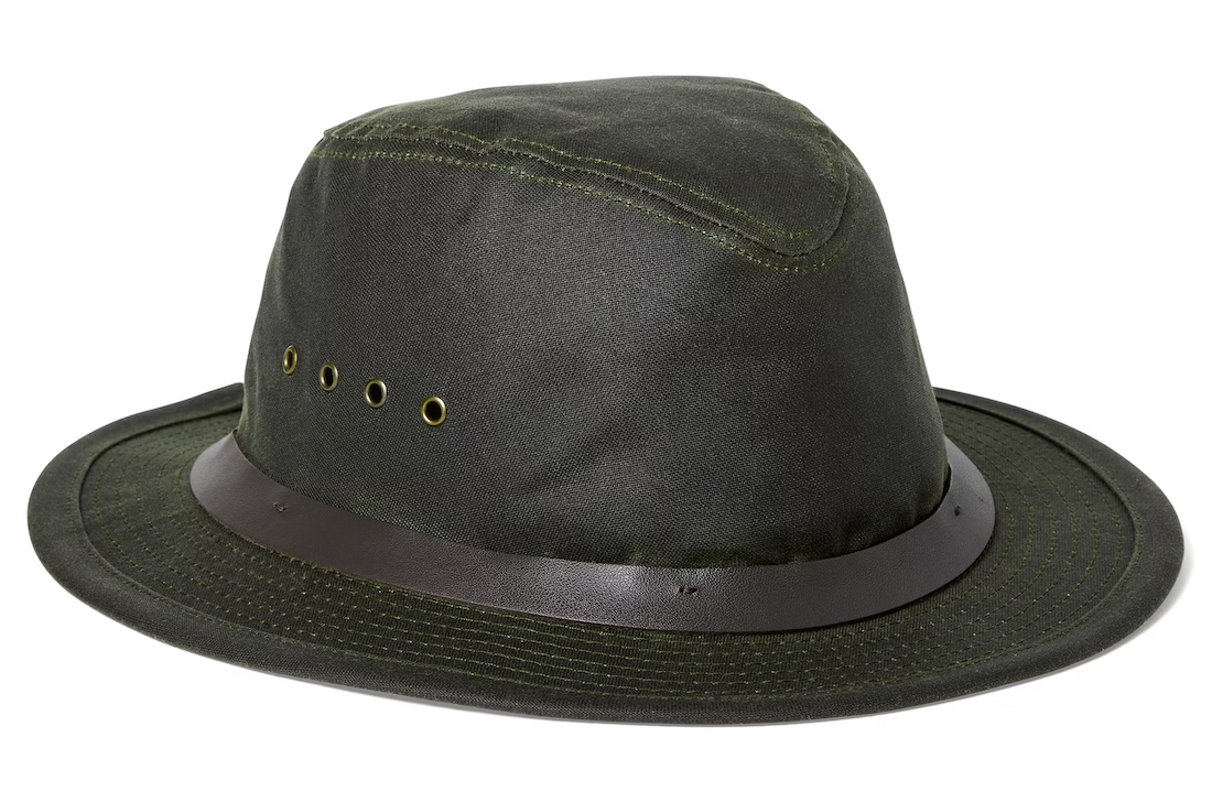 P-22978_Filson_Tin_Cloth_Packer_Hat_Ottergreen_3 Filson Tin Cloth Packer Hat Hut otter green