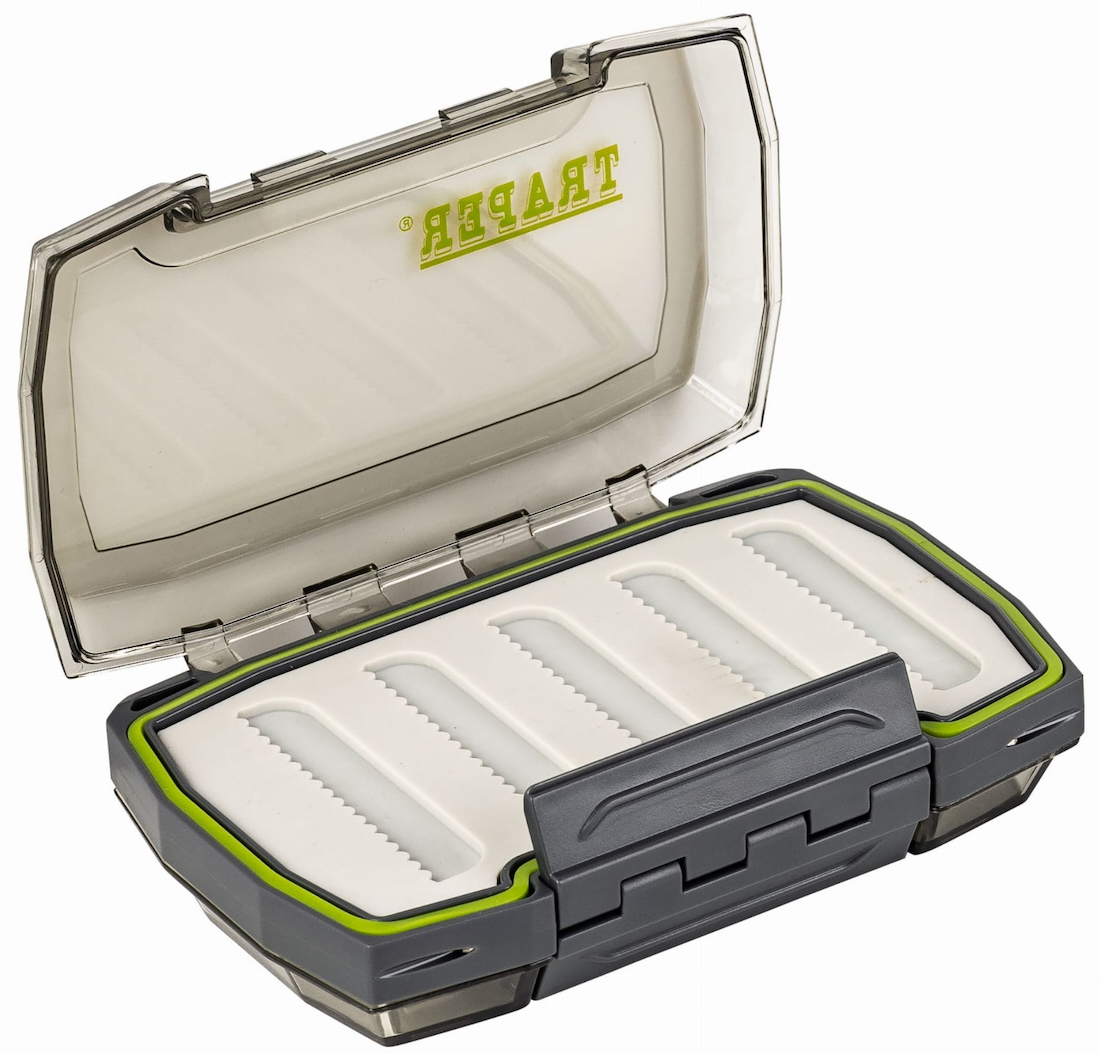 Traper Dryfly Box Double Side Waterproof 132 x 85 x 38mm Fliegendose für Trockenfliegen