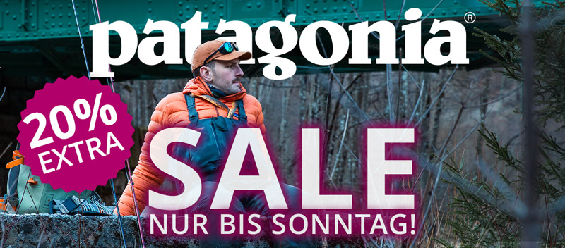 Patagonia SALE: 20% Extra bis Sonntag