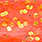 orange gold glitter