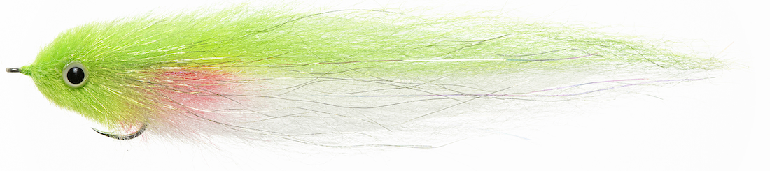 Enrico Puglisi PIKE & OFFSHORE STREAMER - CHARTREUSE / POLAR - #4/0