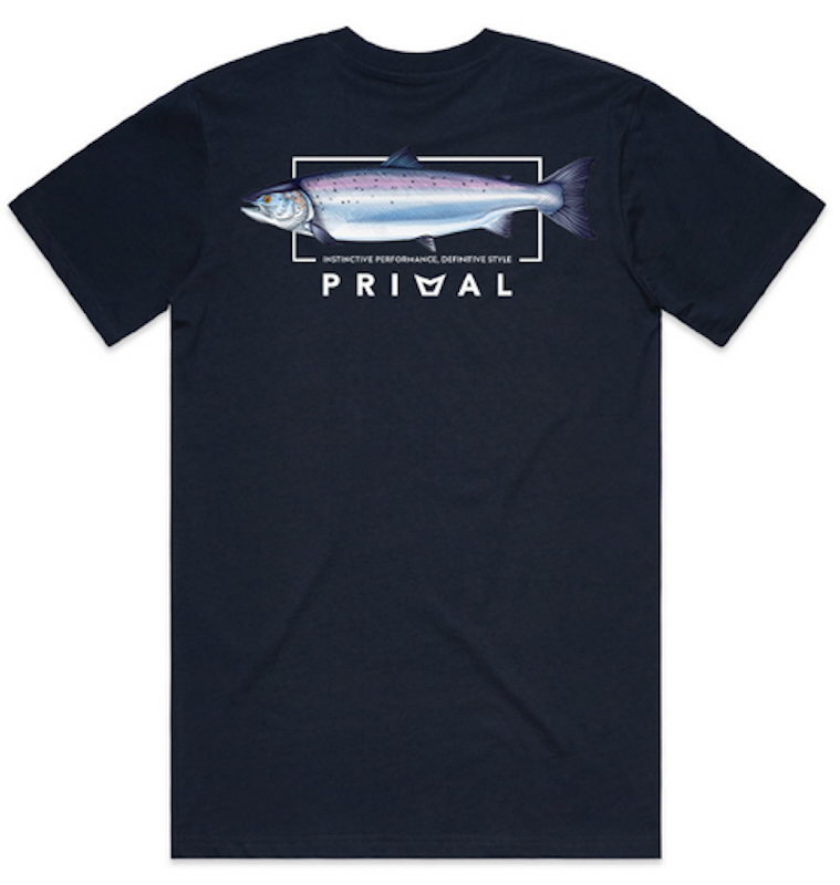 Primal Artist Tee Salmon Navy